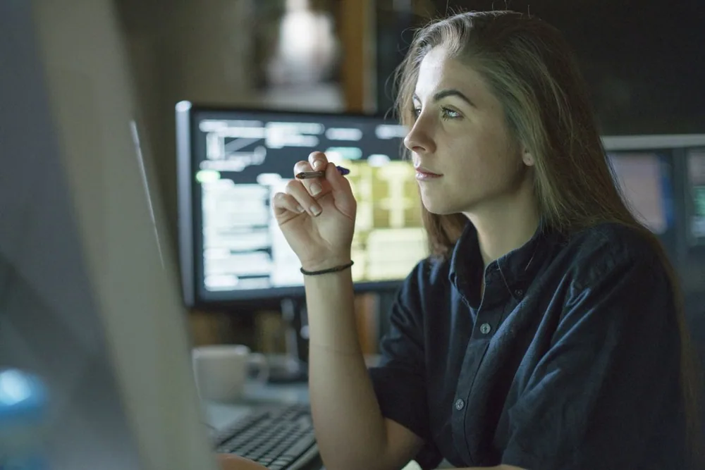 An engineer reviewing the estate